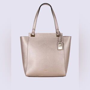 Lauren Ralph Lauren Medium Tote Gold Leaf EPC